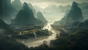水墨山水