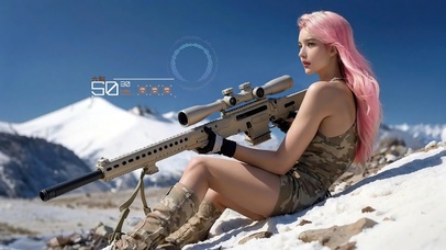 暴力美学—美女狙击手