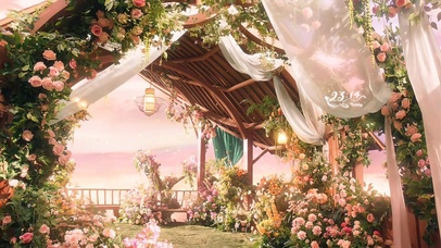 唯美治愈庭院花园