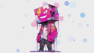 方块头