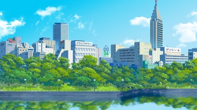 4K唯美治愈你的名字动漫城市