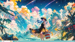 梦幻彩虹少女