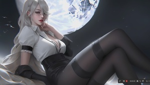 月亮上的女孩