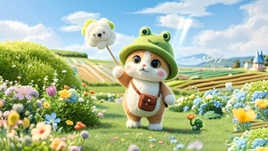 护眼可爱橘猫