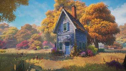 唯美治愈森林木屋【秋】