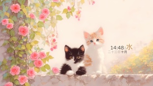 呆萌小奶猫