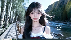 冷白皮甜美女孩