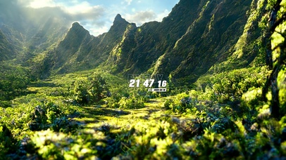 4K唯美治愈护眼山景