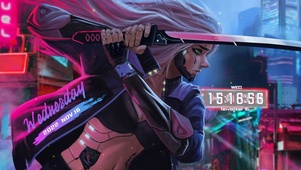 炫酷武士—赛博朋克