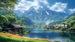 护眼户外湖泊