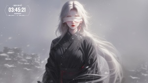 雪落雾漫天