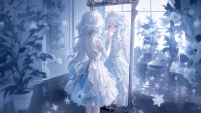 雪墨壁纸丨芙宁娜丨镜中人丨