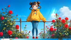 玫瑰花语少女