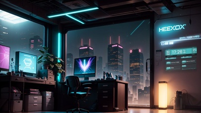 4k赛博朋克卧室230410