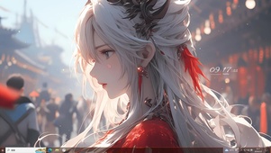 4K古风清纯少女主题