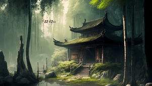 清晨 雨中美景