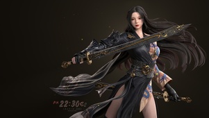 4K古风美女刀客