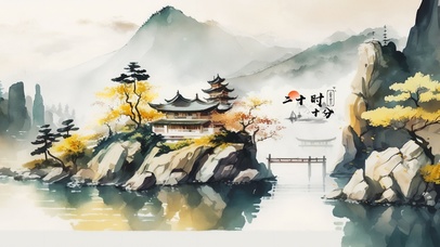 4k唯美古风山水