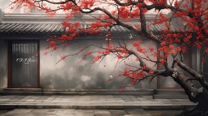 墙外梅花三两只