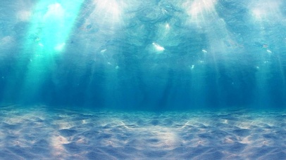 阳光洒落深海