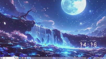 唯美仙境AI壁纸主题