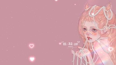 动漫插画手绘少女系列4