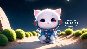 宇航员猫咪