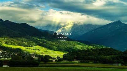 绿色阳光小村庄