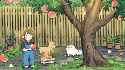 治愈石榴园采摘果实