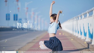 4k青春可爱女生