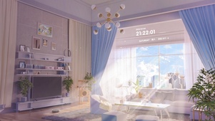 4K治愈阳光公寓卧室