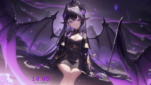 紫发蝙蝠女王