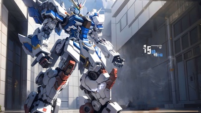 酷酷的红蓝高达