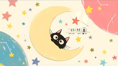 月亮守护猫