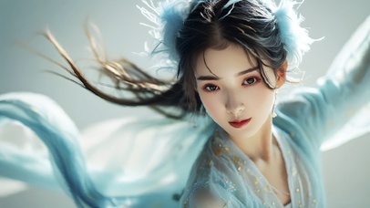 蓝色仙姬仙女神女美女03