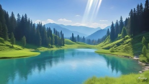 山林湖泊