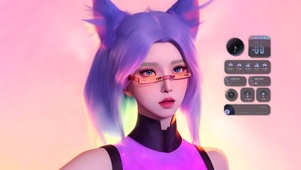 4K炫酷猫耳美少女