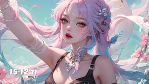 4k甜酷风少女