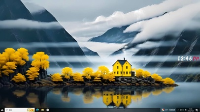 云雾小镇桌面主题