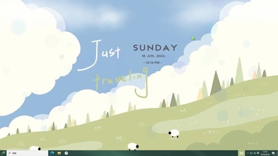 草原  电脑主题