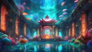 海光潋滟照仙居-龙宫秘境显繁华