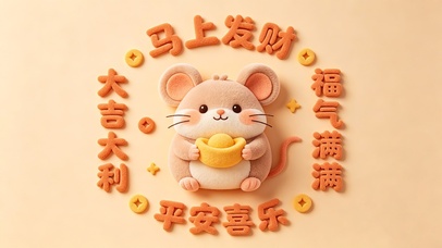 发财大吉福气平安