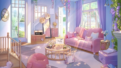 夏日舒适阳光客厅粒子互动壁纸图片_动态桌面壁纸图片_动态壁纸下载