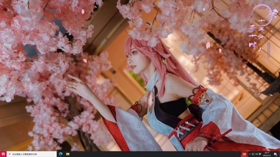 原神八重神子cos落英缤纷