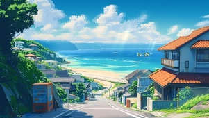 海边惬意小镇
