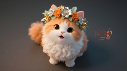 可爱卖萌的猫咪