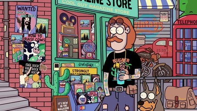 4K 街角潮流大叔