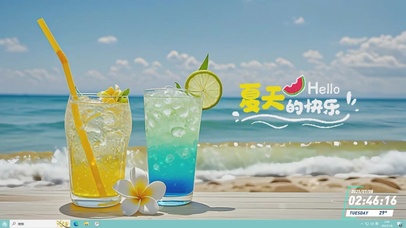 夏日喝杯快乐肥宅水 好清凉