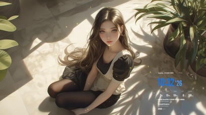 她的声音如同风铃般清脆