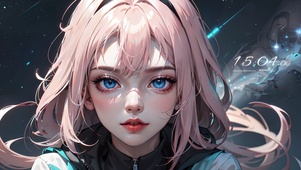 星空清纯美女